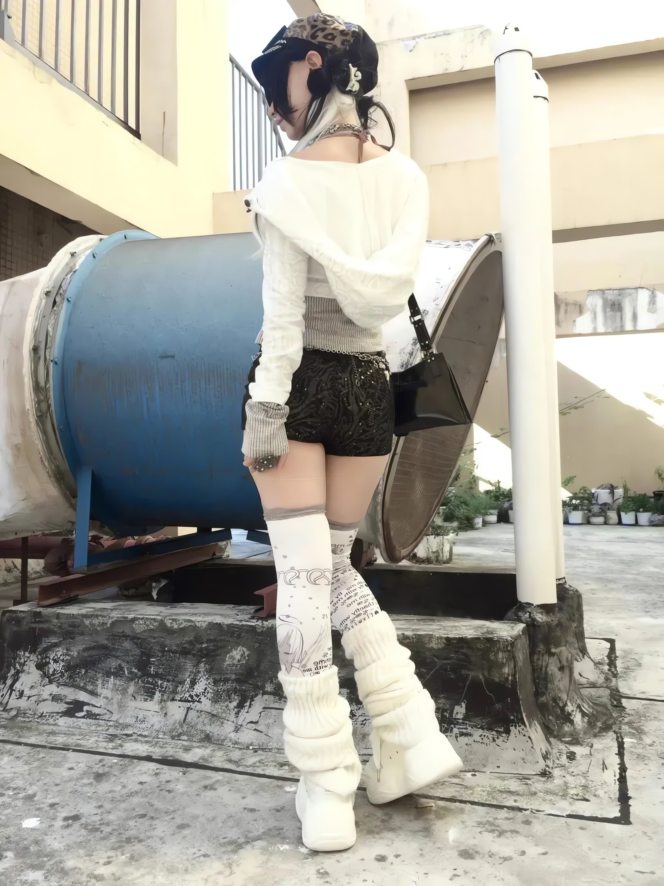 Y2K Rhinestone Layered Cardigan - KAYSMAR