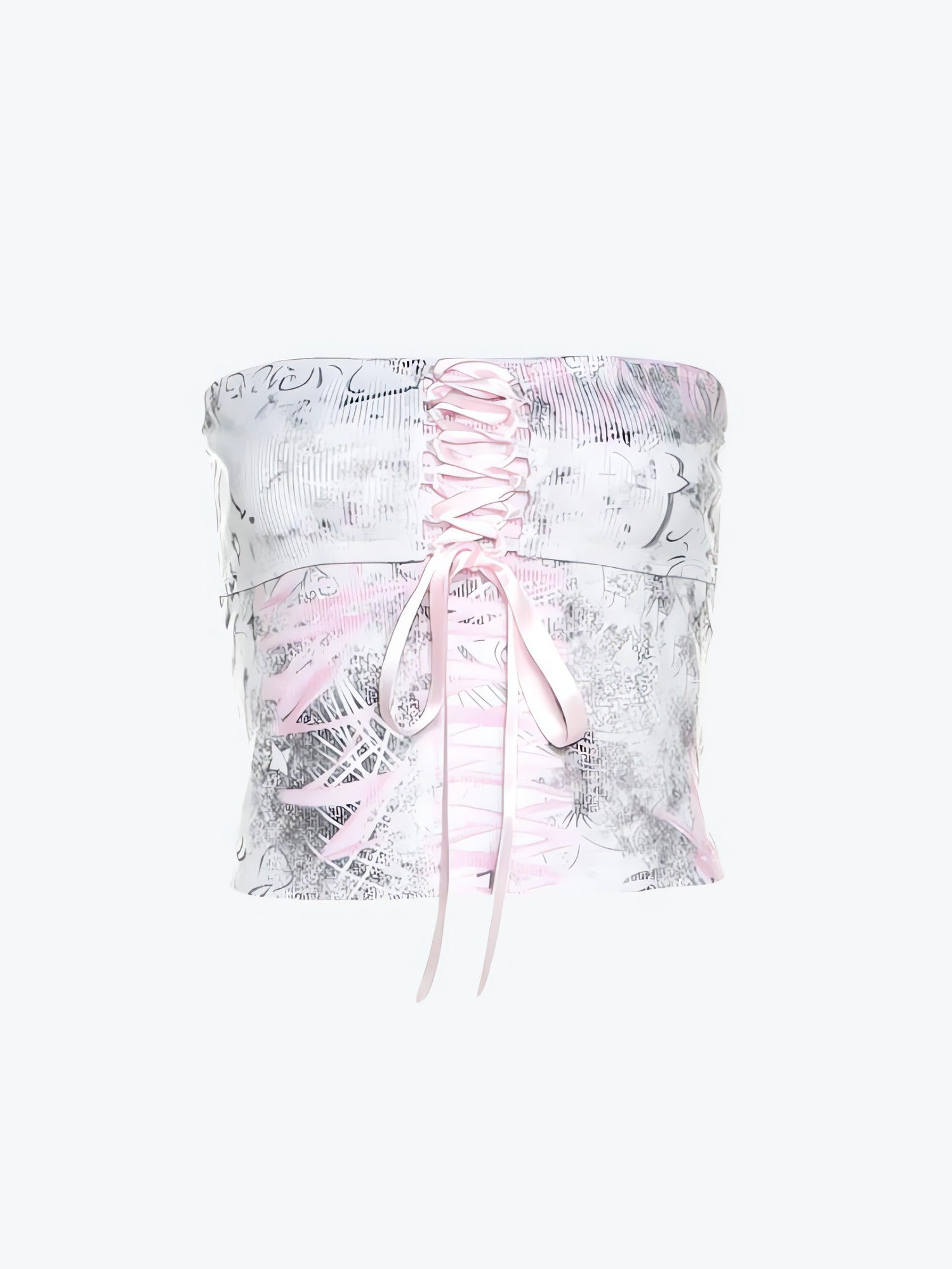 Y2K Ribbon Tube Top