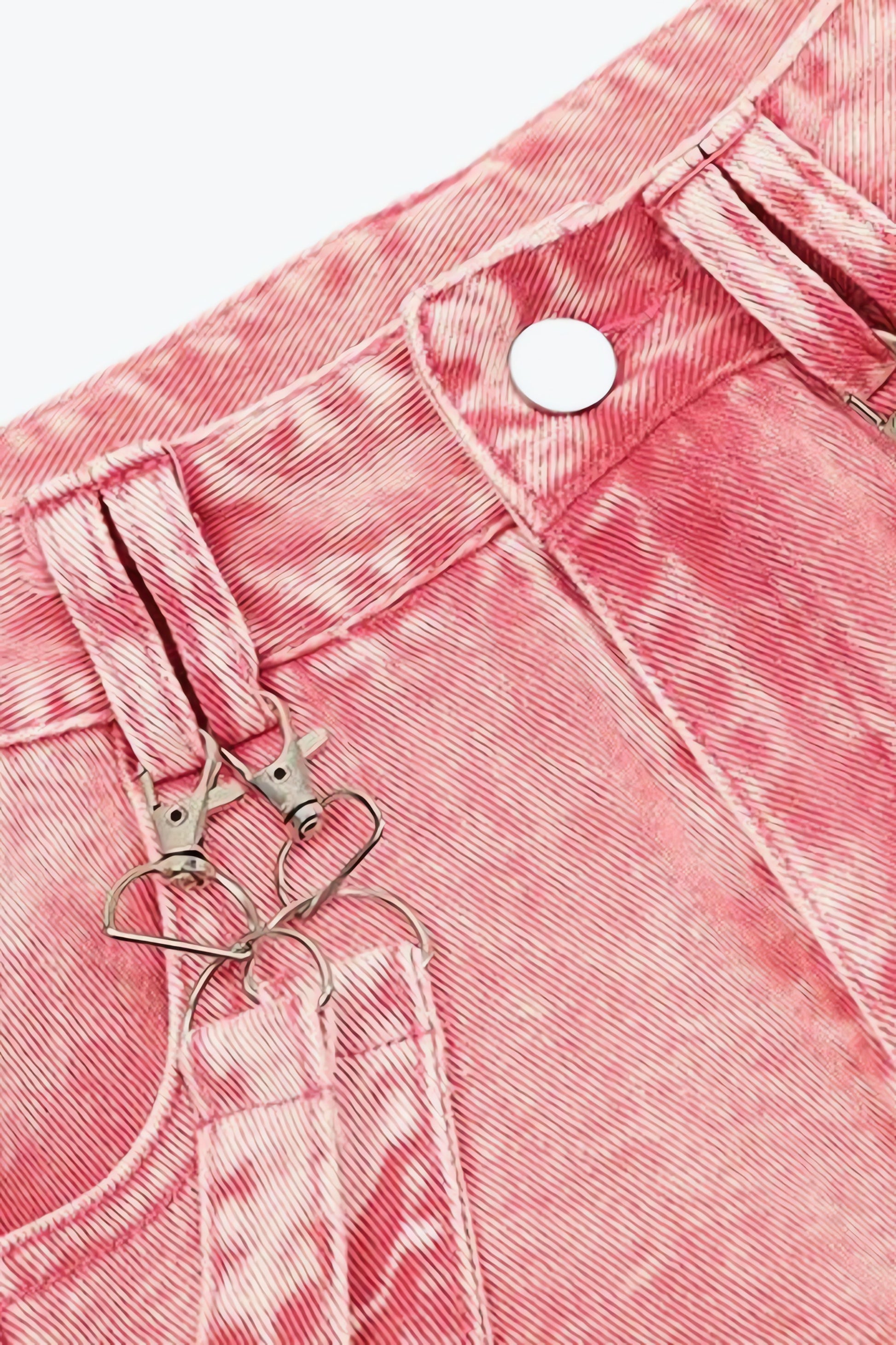 Y2K Soft Girl Double Belted Baggy Jeans - KAYSMAR