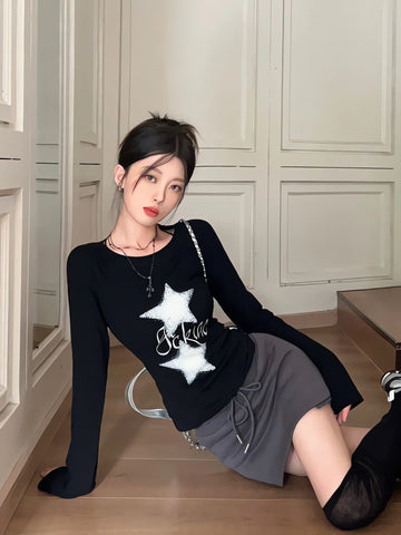 Y2K Star Basic Top - KAYSMAR