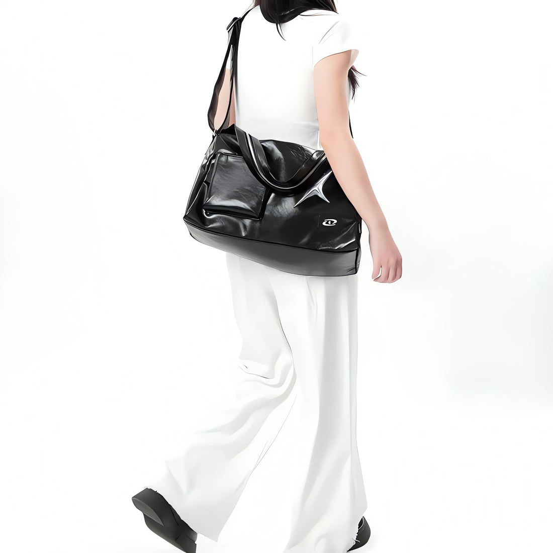 Y2K Star Faux Leather Bag - KAYSMAR