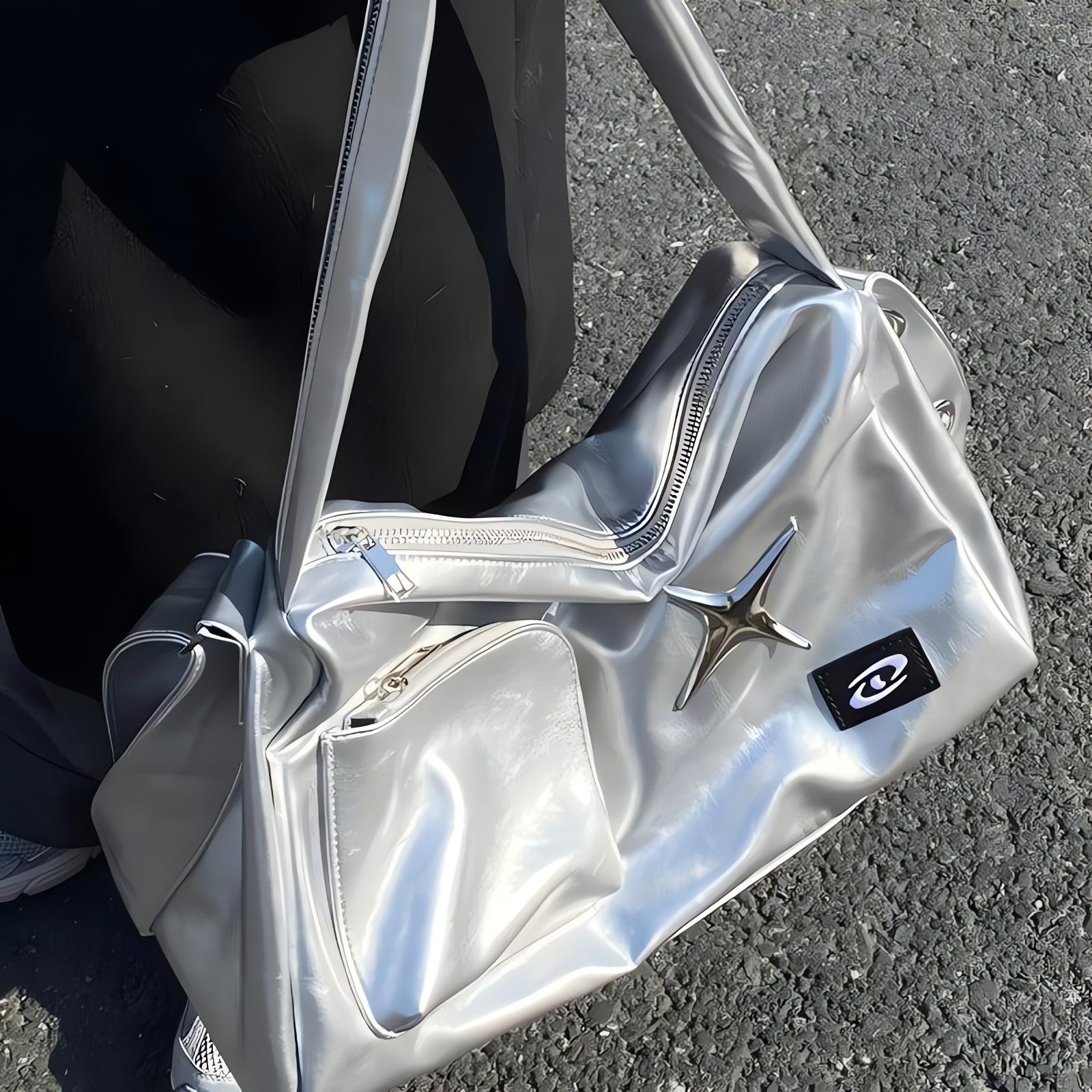 Y2K Star Faux Leather Bag - KAYSMAR