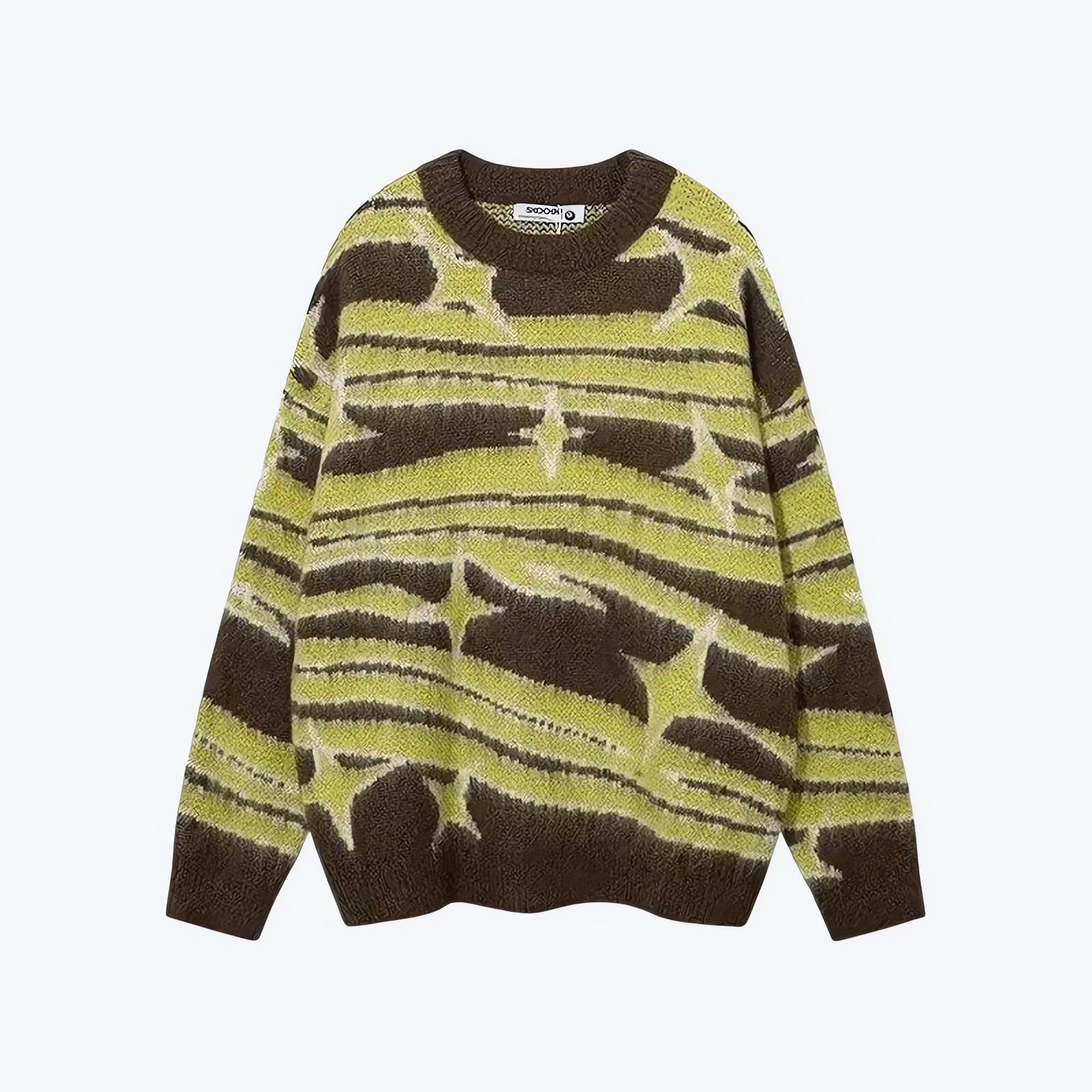 Y2K Star Fluffy Sweater - KAYSMAR