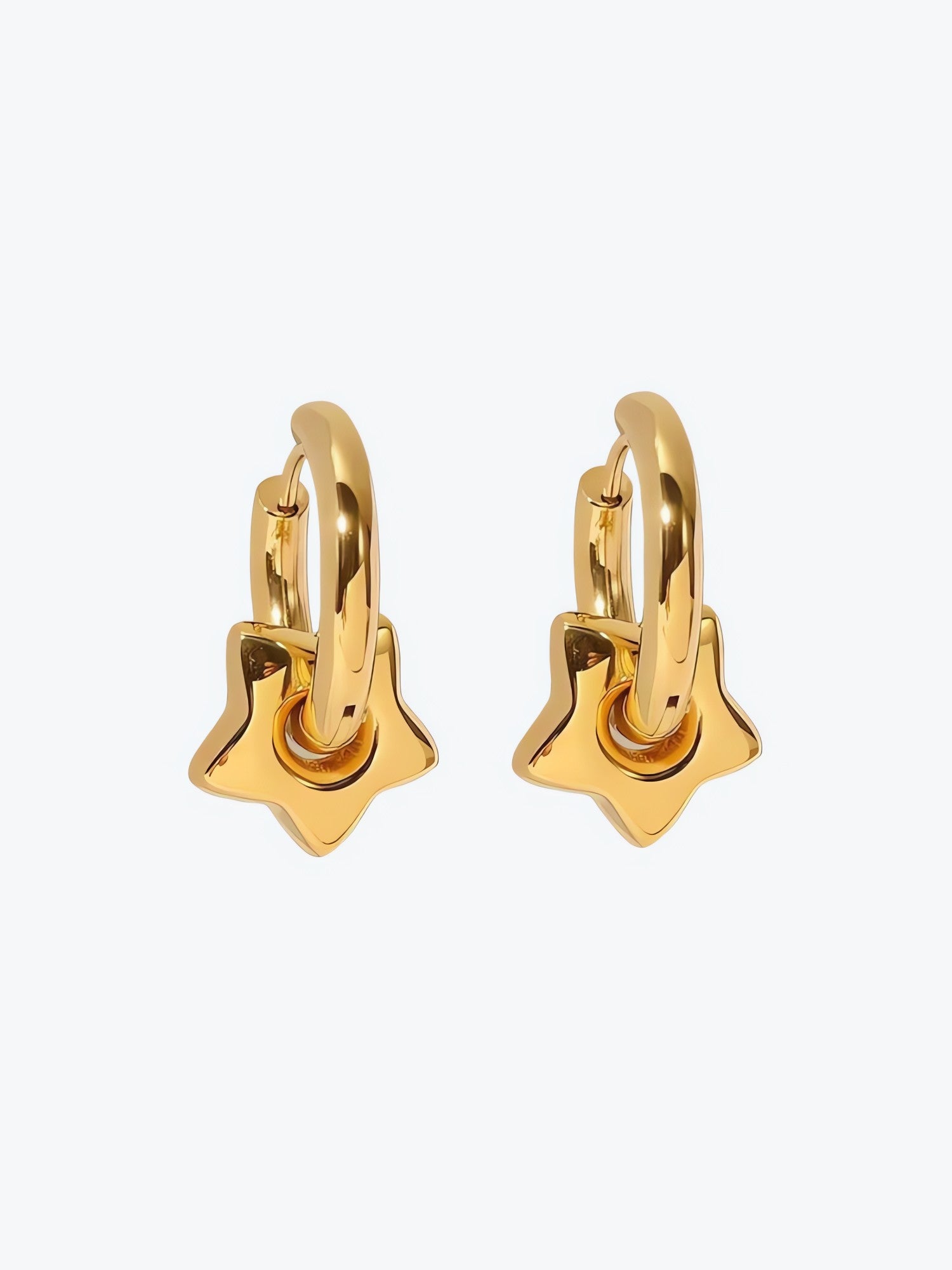 Y2K Star Heart Hoop Earrings - KAYSMAR