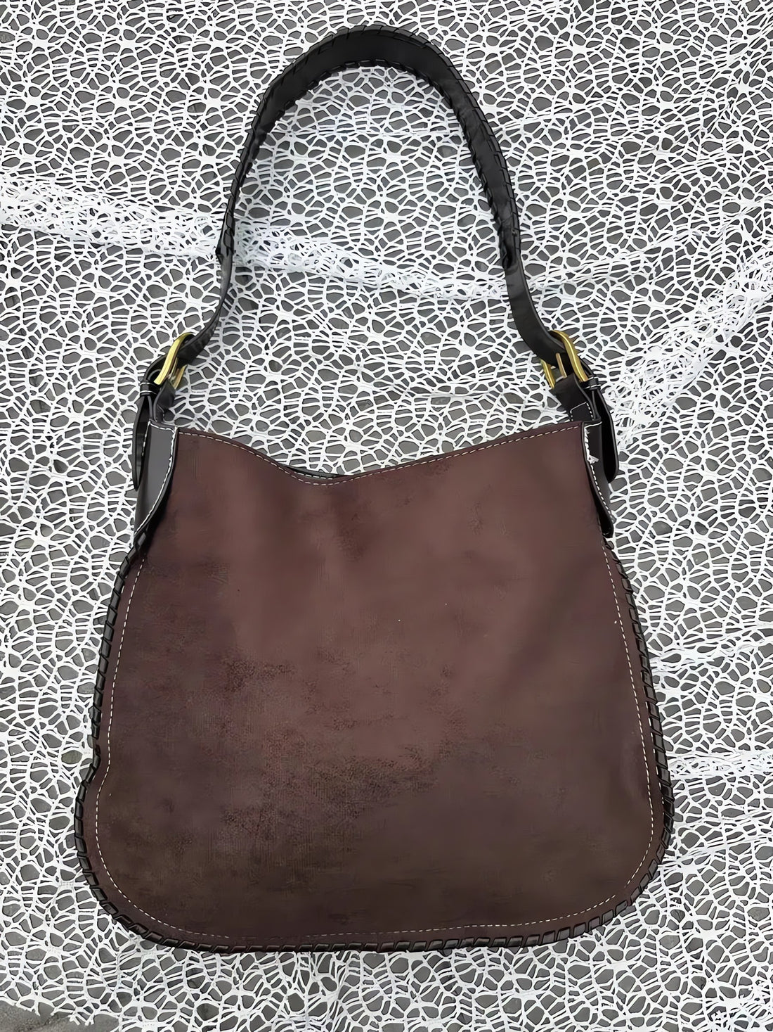Y2K Star Patch Distressed Bag - KAYSMAR