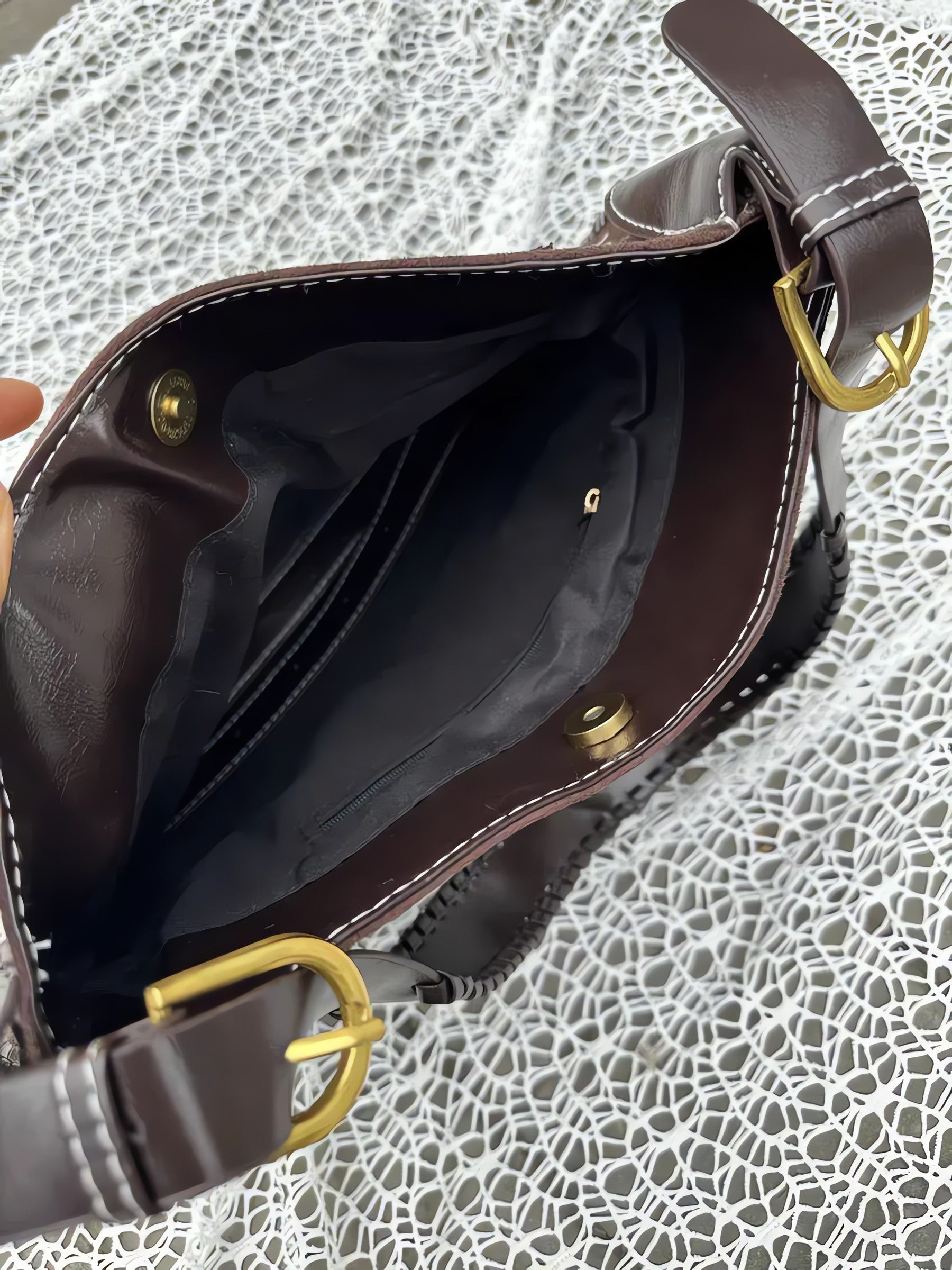 Y2K Star Patch Distressed Bag - KAYSMAR