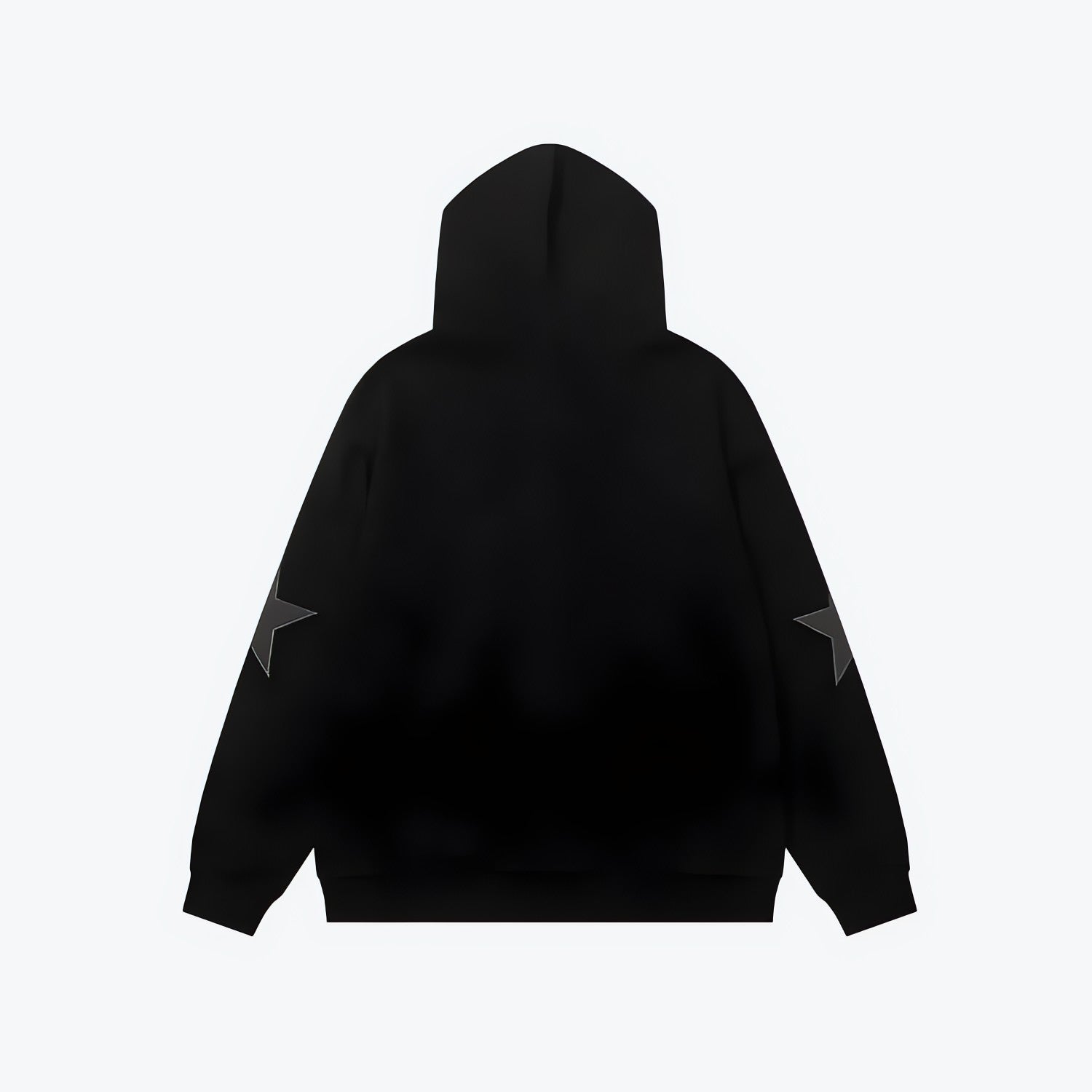 Y2K Star Patch Zip-Up Hoodie - KAYSMAR