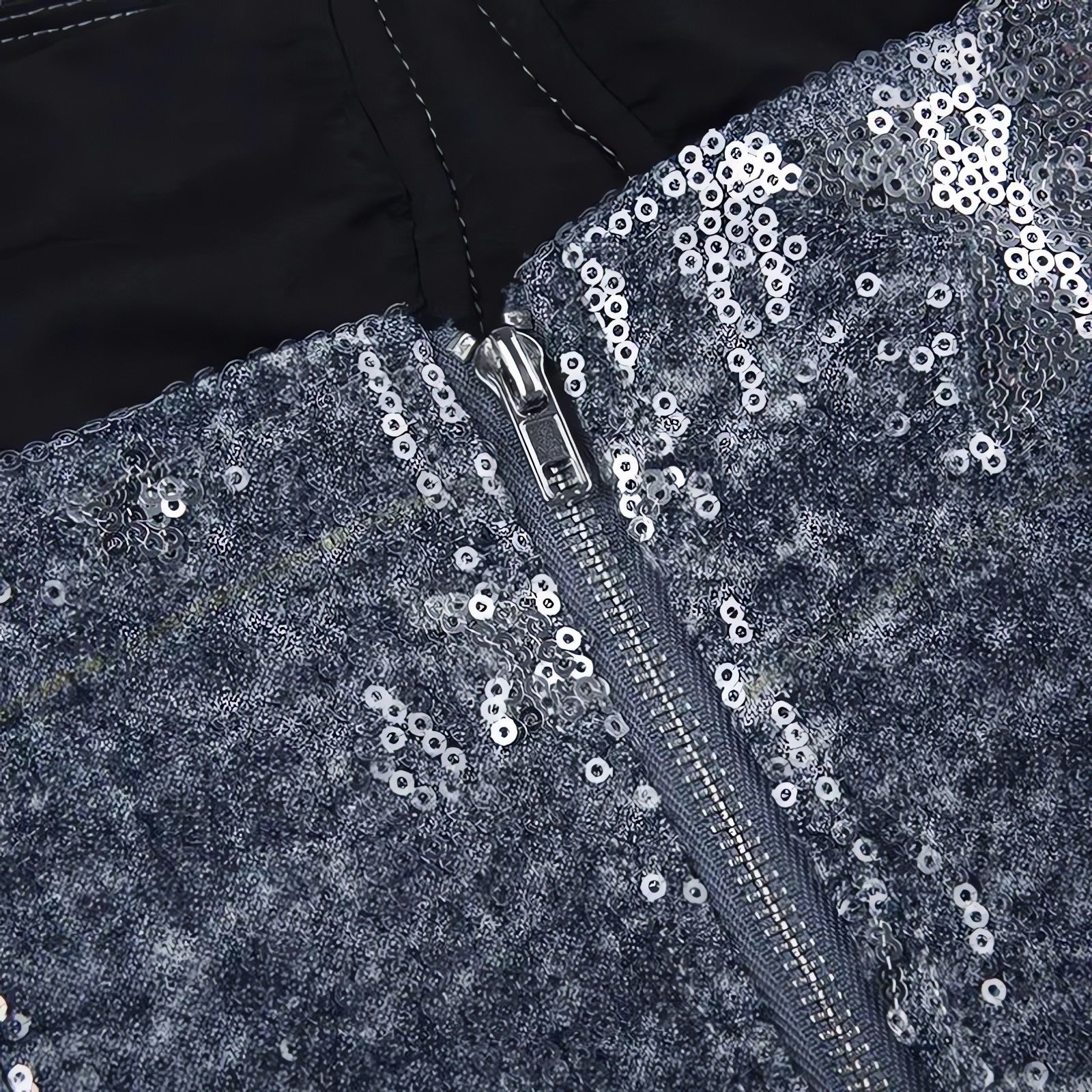 Y2K Star Sequined Crop Top - KAYSMAR