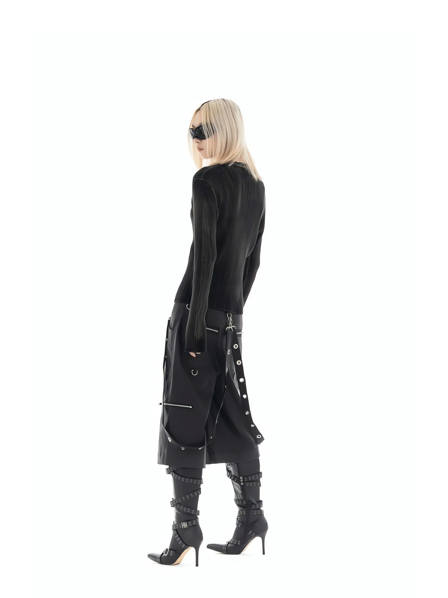 Y2K Star Tall Long Sleeve Corduroy Sweater - KAYSMAR