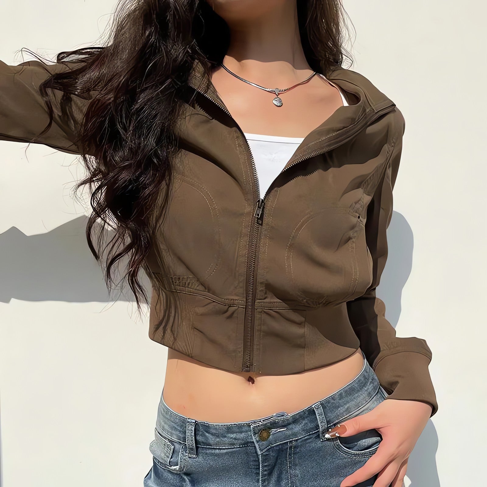 Y2K Zip-Up Jacket