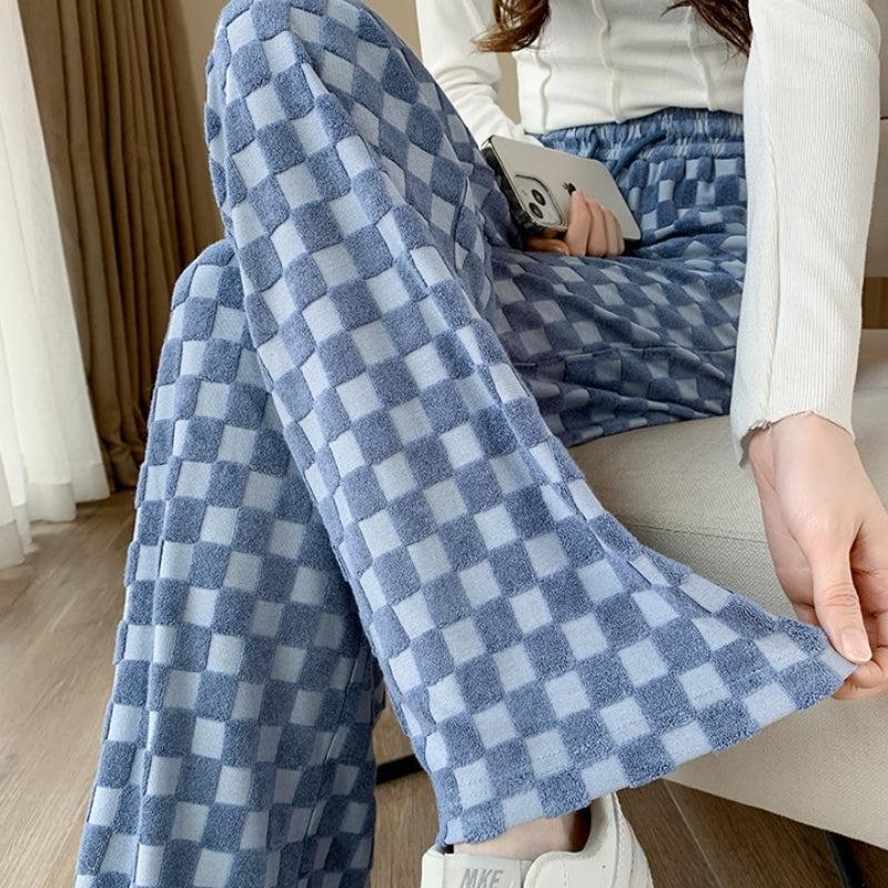 Y2K Checkered Sweatpants - KAYSMAR