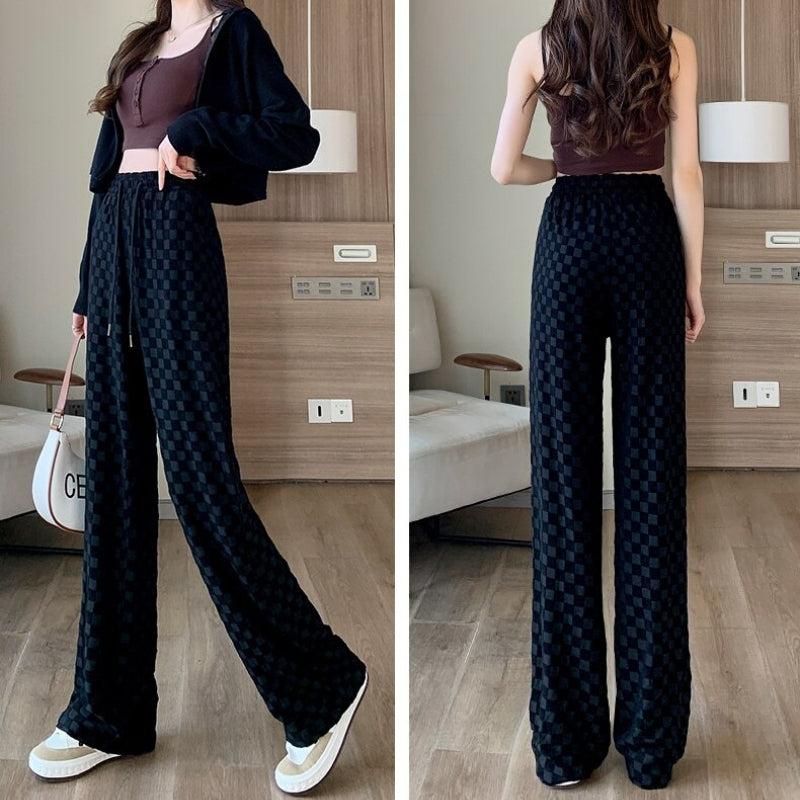 Y2K Checkered Sweatpants - KAYSMAR