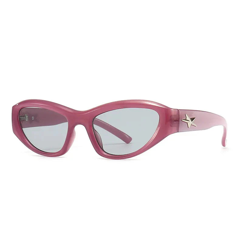 Y2k Star Wrap Around Sunglasses - KAYSMAR