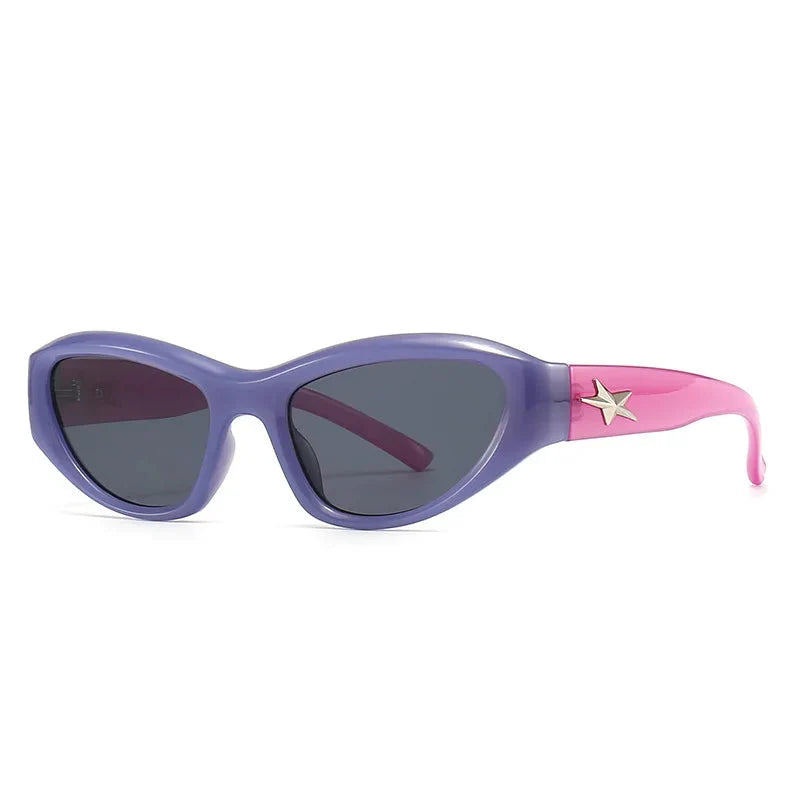 Y2k Star Wrap Around Sunglasses - KAYSMAR
