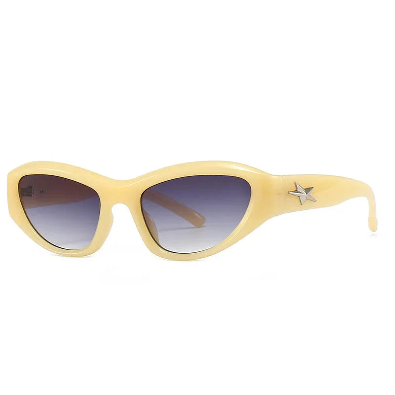 Y2k Star Wrap Around Sunglasses - KAYSMAR