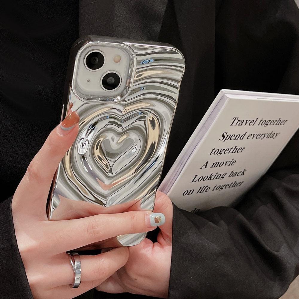 Y2k Wavy Heart iPhone Case - KAYSMAR