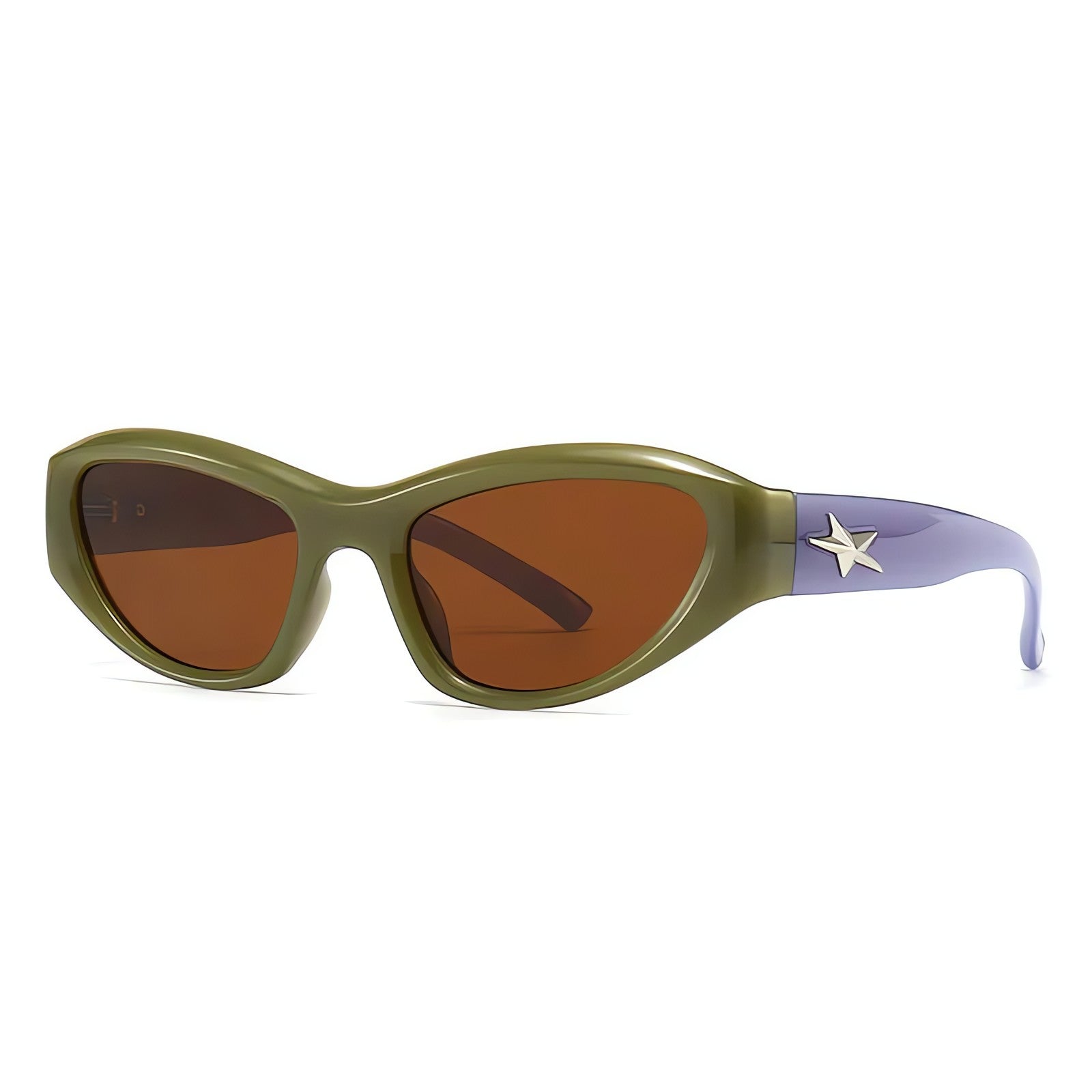 Y2k Star Wrap Around Sunglasses - KAYSMAR
