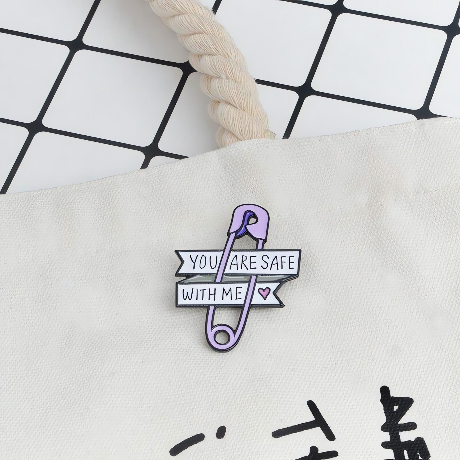 You Are Safe With Me Pins - KAYSMAR