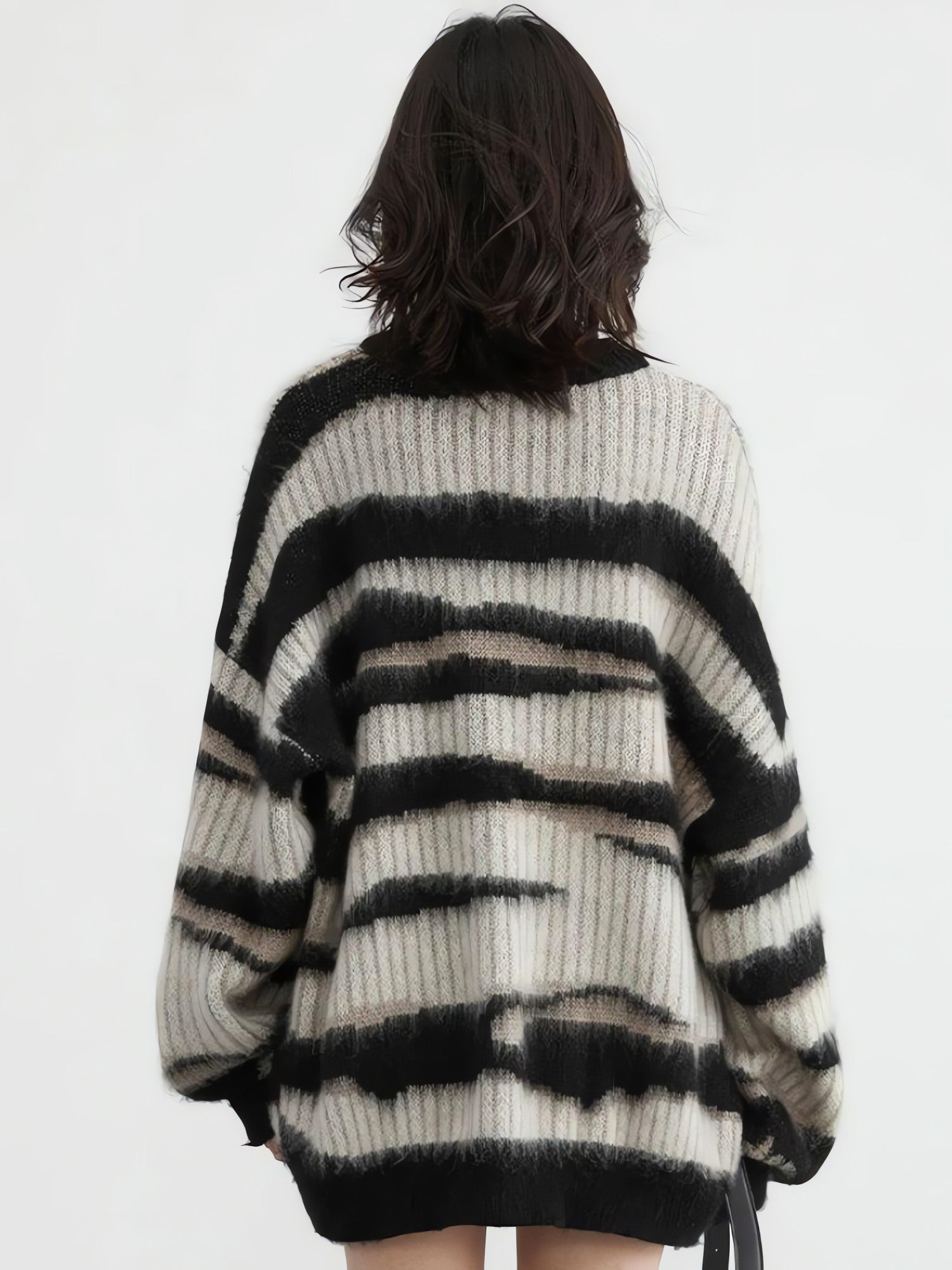 Zebra Knitted Sweater - KAYSMAR