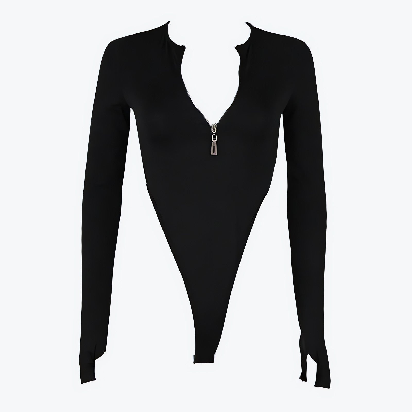 Zip Up High Leg Bodysuit - KAYSMAR