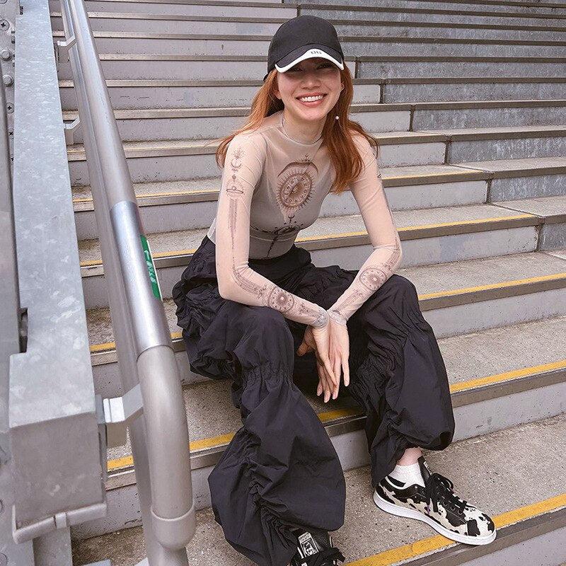 Zodiac Graphic Mesh Top - KAYSMAR