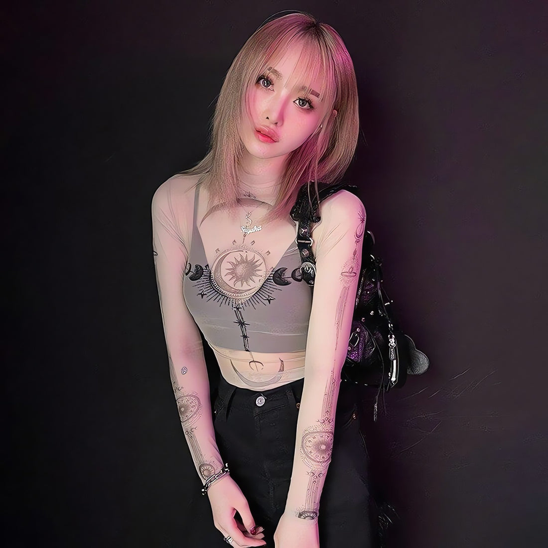 Zodiac Graphic Mesh Top - KAYSMAR