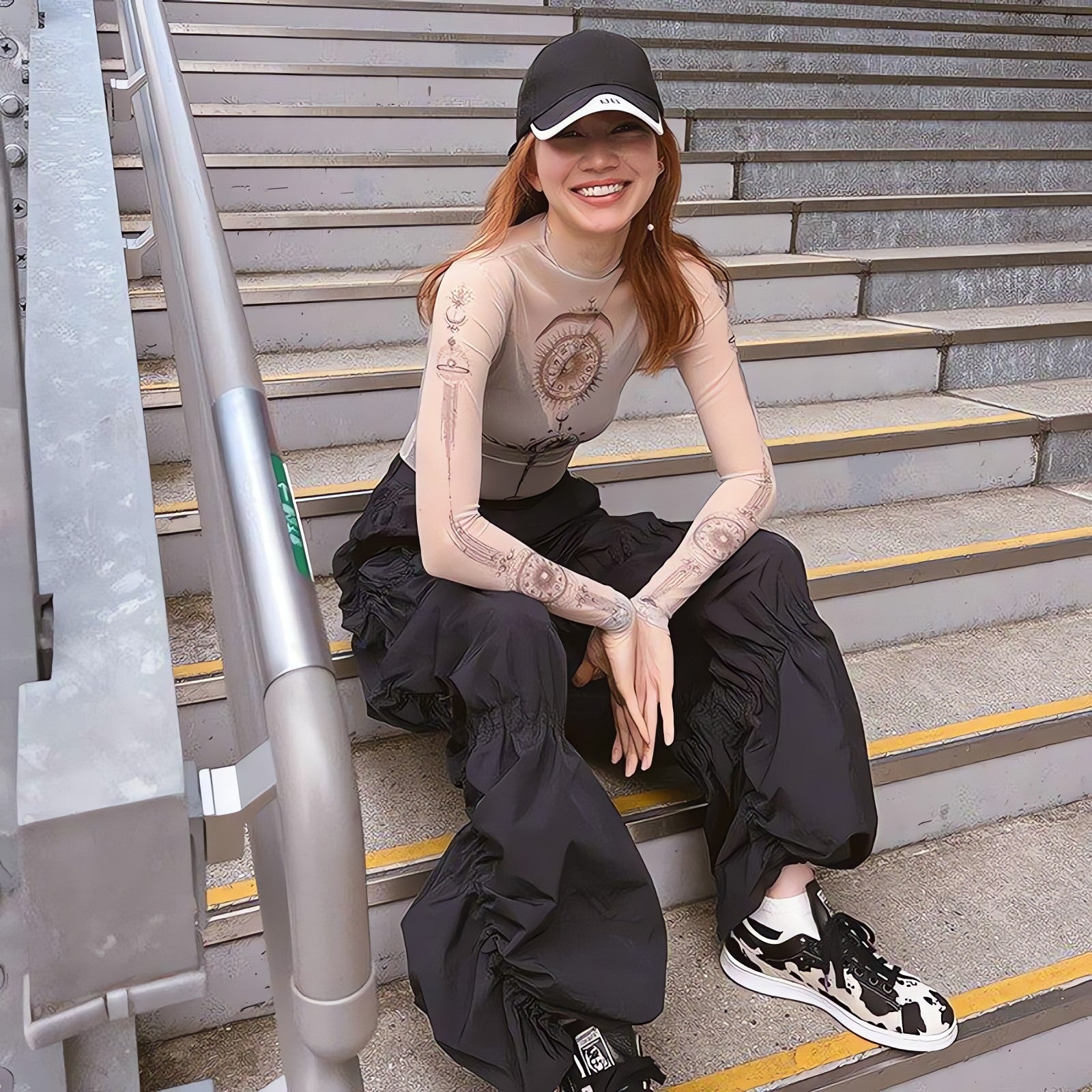 Zodiac Graphic Mesh Top - KAYSMAR