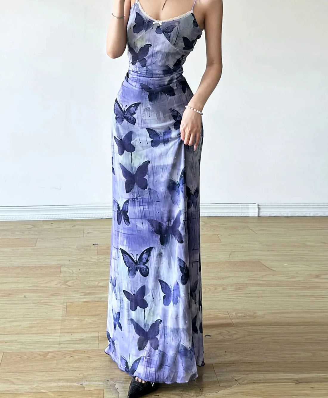 Y2k Vintage Purple Long Dress - Kaysmar